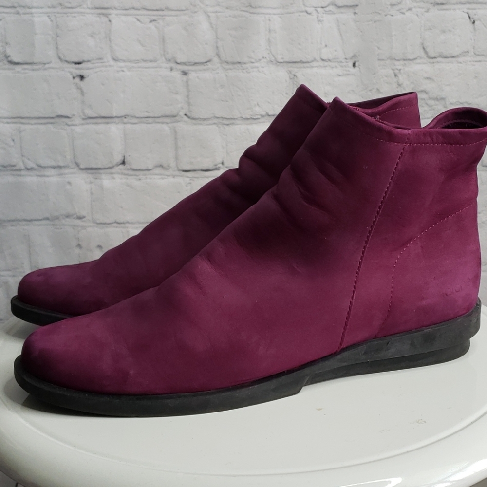 Arche Purple Nubuck Leather Bootie